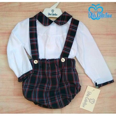 DBB Collection Invierno Conjunto bebé niño Negro y Rojo
