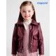 Mayoral Invierno Cazadora Polipiel Granate niña Bolsillos