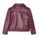 Mayoral Winter Girl Wine Leatherette Jacket Pockets