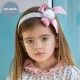 Juliana Invierno Diadema Florecitas con Lazo Rosa