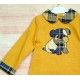 Blanca Valiente Winter Baby Boy Ocher Set Puppy