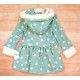 Blanca Valiente Winter Girl Green Dress Spots