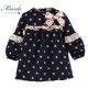 Miranda Invierno Vestido bebé niña Marino Estrellas