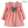 Miranda Invierno Vestido bebé niña Rosa Lazo Flores