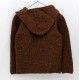 Foque Winter Boy Brown Sweater Car Vintage