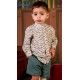 Babiné Invierno Conjunto niño Perritos Verde