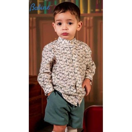 Babine Winter Boy Green Set Puppys