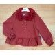 Babine Winter Girl Wine Sweatshirt with Furry Collar