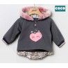 Coco Acqua Winter Baby Boy Set Pink Heart