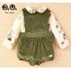 Jose Varon Winter Baby Boy Green Set Houses