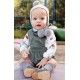 José Varón Invierno Conjunto bebé niño Verde Casitas