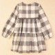 Jose Varon Winter Girl Dress Gray Squares