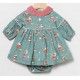 Coco Acqua Invierno Vestido bebé niña Verde Hadas