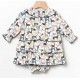 Coco Acqua Invierno Vestido bebé niña Perritos Multicolor