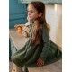 Coco Acqua Winter Girl Corduroy Green Dress