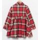Coco Acqua Winter Girl Dress Red Squares