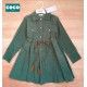 Coco Acqua Invierno Vestido niña Pana Verde