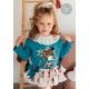 Mon Petit Bonbon Invierno Conjunto niña Ciervo Braguita