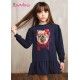 DiverDress Invierno Vestido niña Felpa Yorkshire