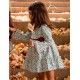 Blanca Valiente Invierno Vestido niña Pájaros