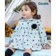 Cocote Invierno Vestido bebé niña Verde Estrellas