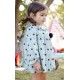 Cocote Winter Baby Girl Green Dress Stars