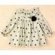 Cocote Winter Baby Girl Green Dress Stars