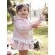 Cocote Winter Baby Girl Pink Set with Stars