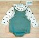 Cocote Invierno Conjunto bebé niño Estrellas con Peto Verde