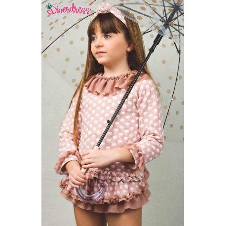 DiverDress Winter Girl Pink Set Bubbles