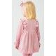 Abel & Lula Winter Baby Girl Pink Velvet Dress