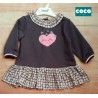 Coco Acqua Invierno Vestido bebé niña Corazón Rosa