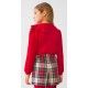 Abel & Lula Winter Girl Red and Squared Set