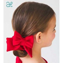 Abel & Lula Invierno Coletero niña Rojo Terciopelo