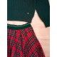Abel & Lula Winter Girl Green and Squared Set
