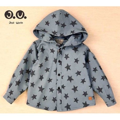 José Varón Invierno Camisa niño Azul Estrellas