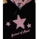 José Varón Invierno Sudadera niña Negra con Estrella Malva