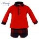 Miranda Invierno Conjunto niño Rojo y Cuadros