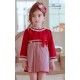 Miranda Invierno Vestido niña Rojo Fiesta