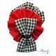 Miranda Winter Girl Red Pin with Squared Tie