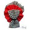 Miranda Winter Girl Red Pin with Squared Tie