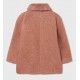 Mayoral Winter Girl Pink Curly Coat