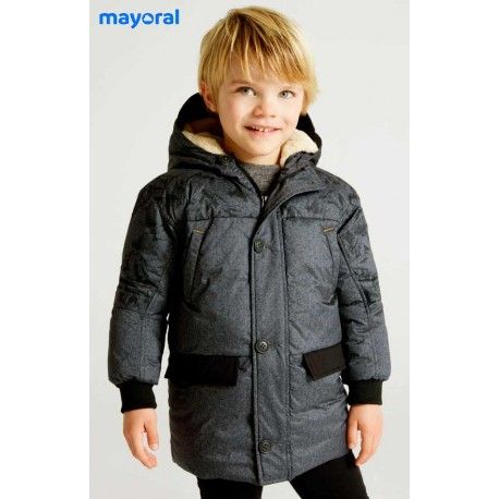 Mayoral Winter Boy Dark Gray Padded Coat