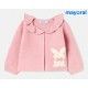 Mayoral Winter Baby Girl Pink Cardigan Rabbit