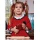 Juliana Winter Baby Girl Red Dress Squares