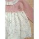 Don Algodón Invierno Vestido bebé niña Rosa Estrellas