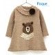 Foque Invierno Vestido niña Peluche Osito