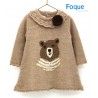 Foque Invierno Vestido niña Peluche Osito