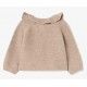 Mayoral Winter Baby Girl Light Brown Cardigan Cat