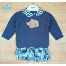 Sardon Invierno Conjunto bebé niño Pata de Gallo